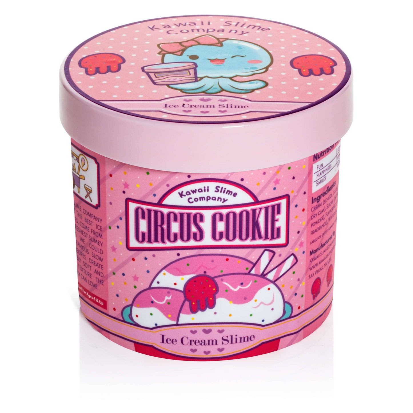 Circus Cookie Scented Ice Cream Pint Slime