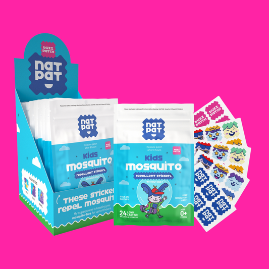 BuzzPatch: Natural Mosquito & Insect Repellent Stickers