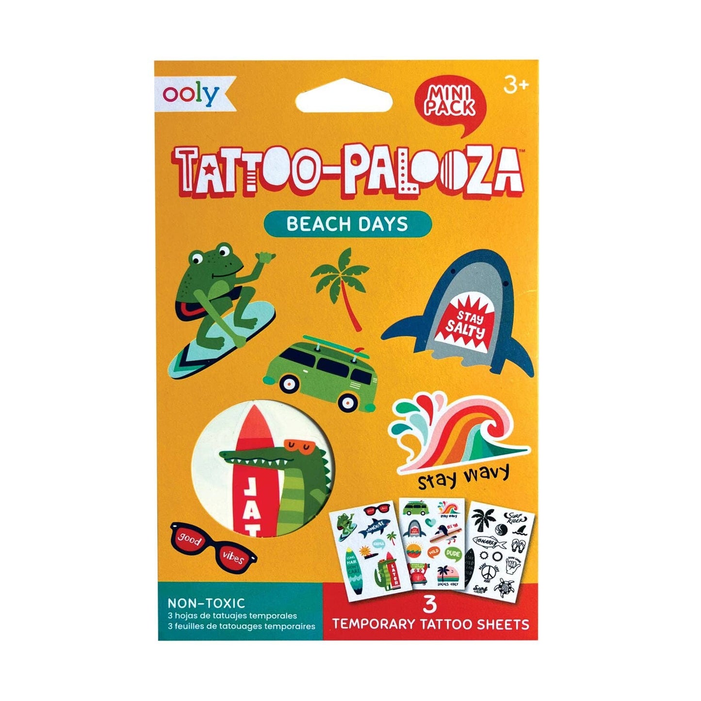 Mini Temporary Tattoos - Beach Days