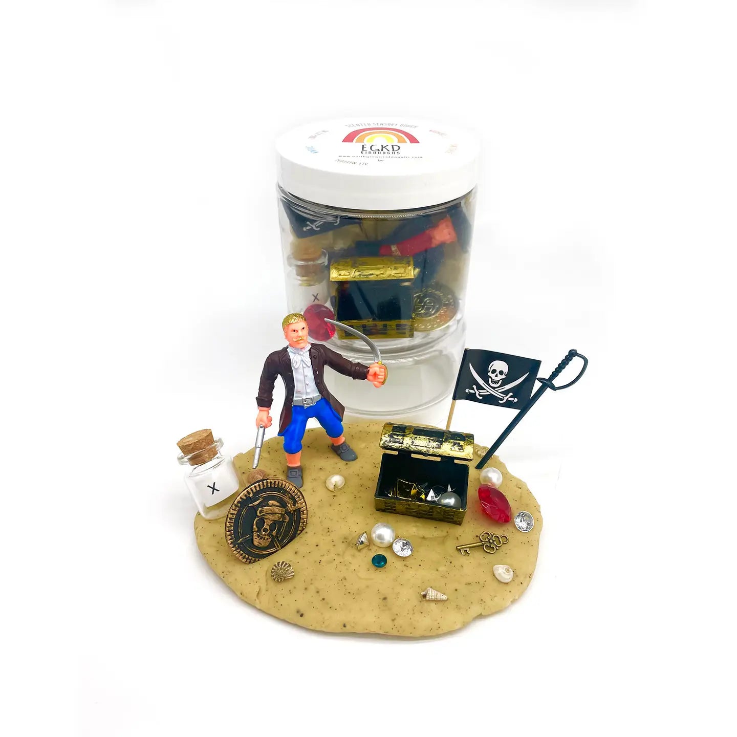 Pirate Treasure (Coconut Sands) Dough-To-Go Kit