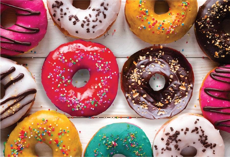 Donuts Mini Jigsaw Puzzle for Food Lovers