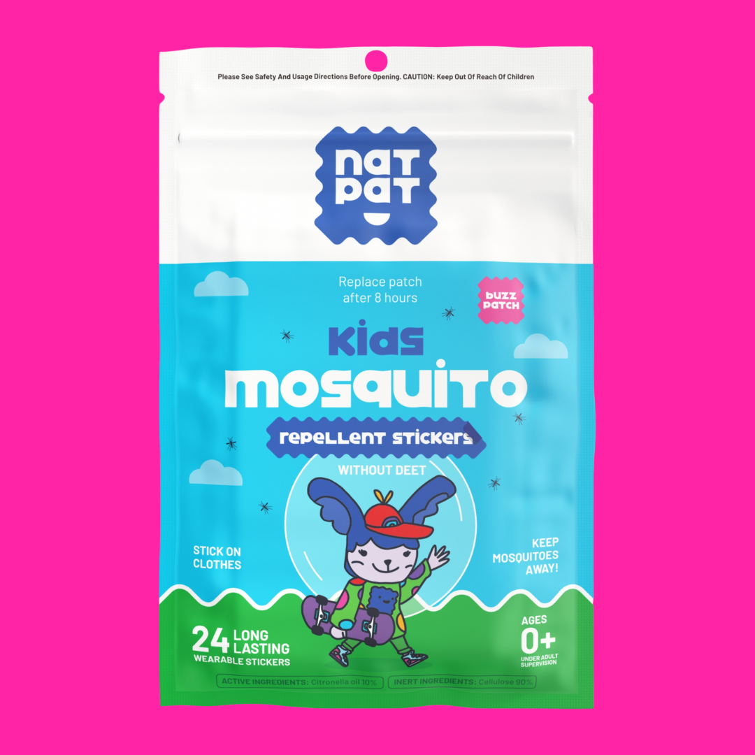 BuzzPatch: Natural Mosquito & Insect Repellent Stickers