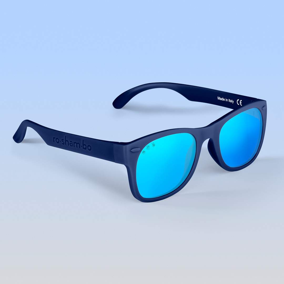 Navy Sunglasses: Grey Polarized Lens / Baby (Ages 0-2)