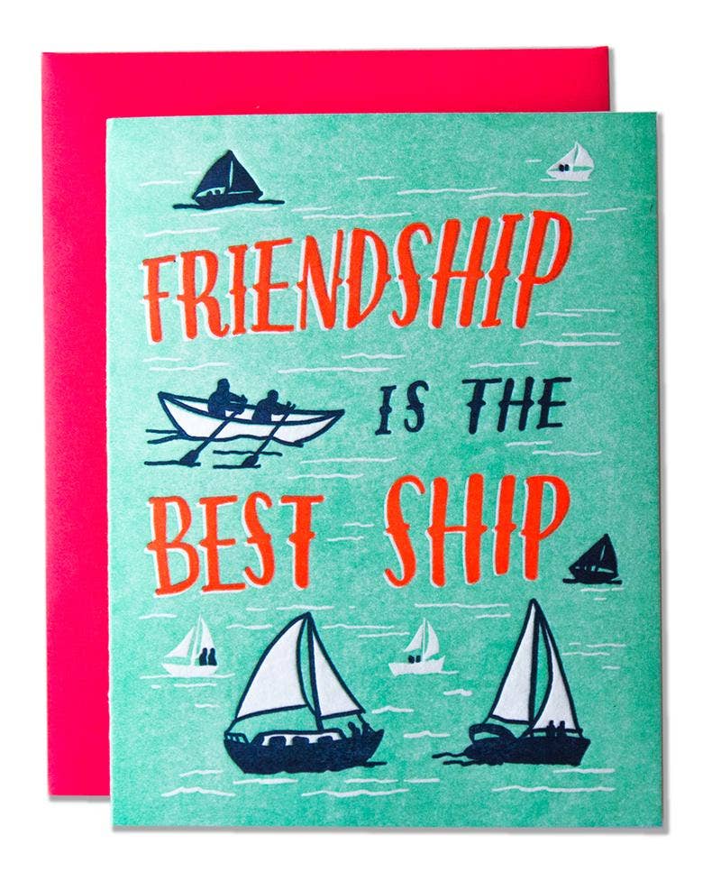 Friendship Best Ship Friendship Card