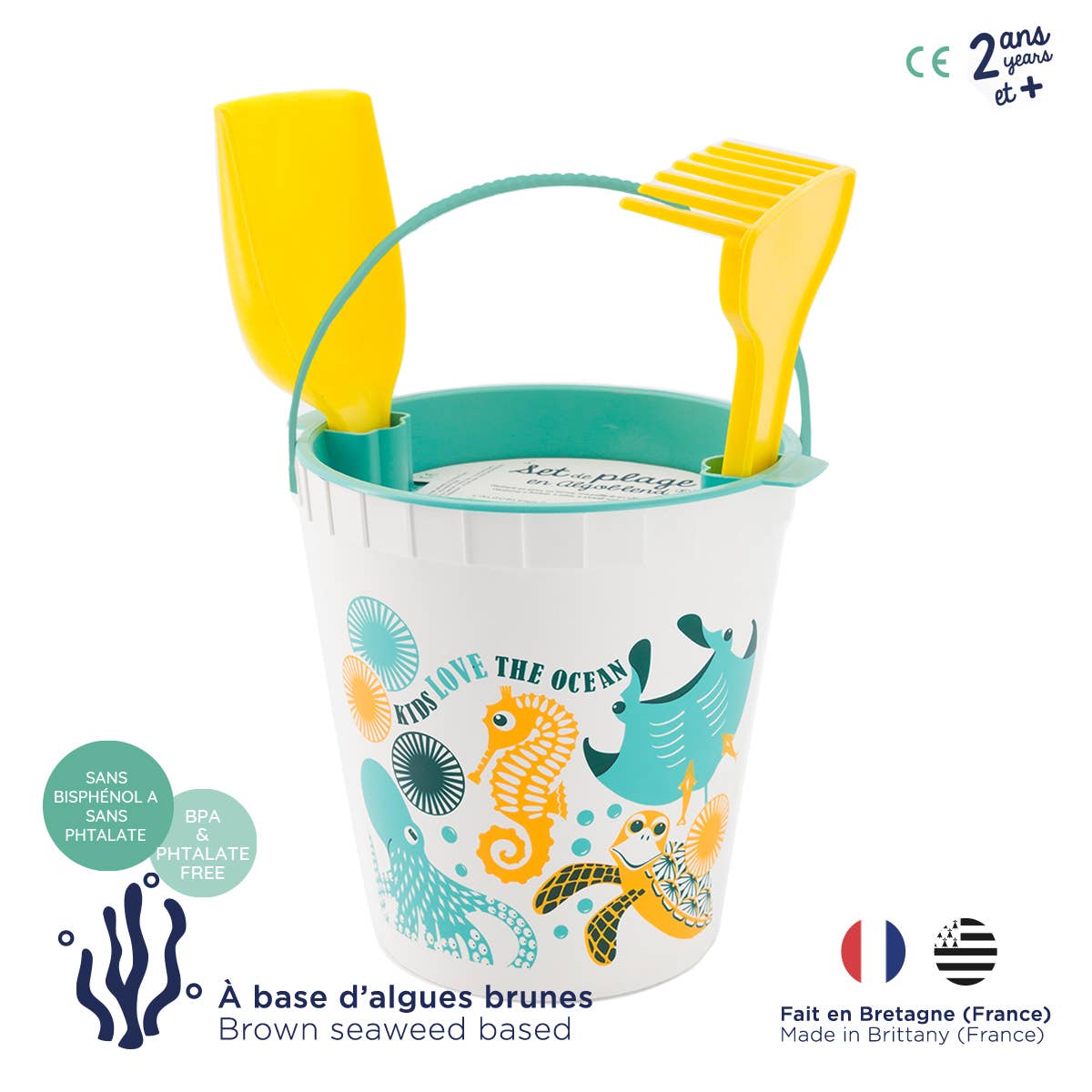 Eco-friendly kids beach toy kit - OCEAN