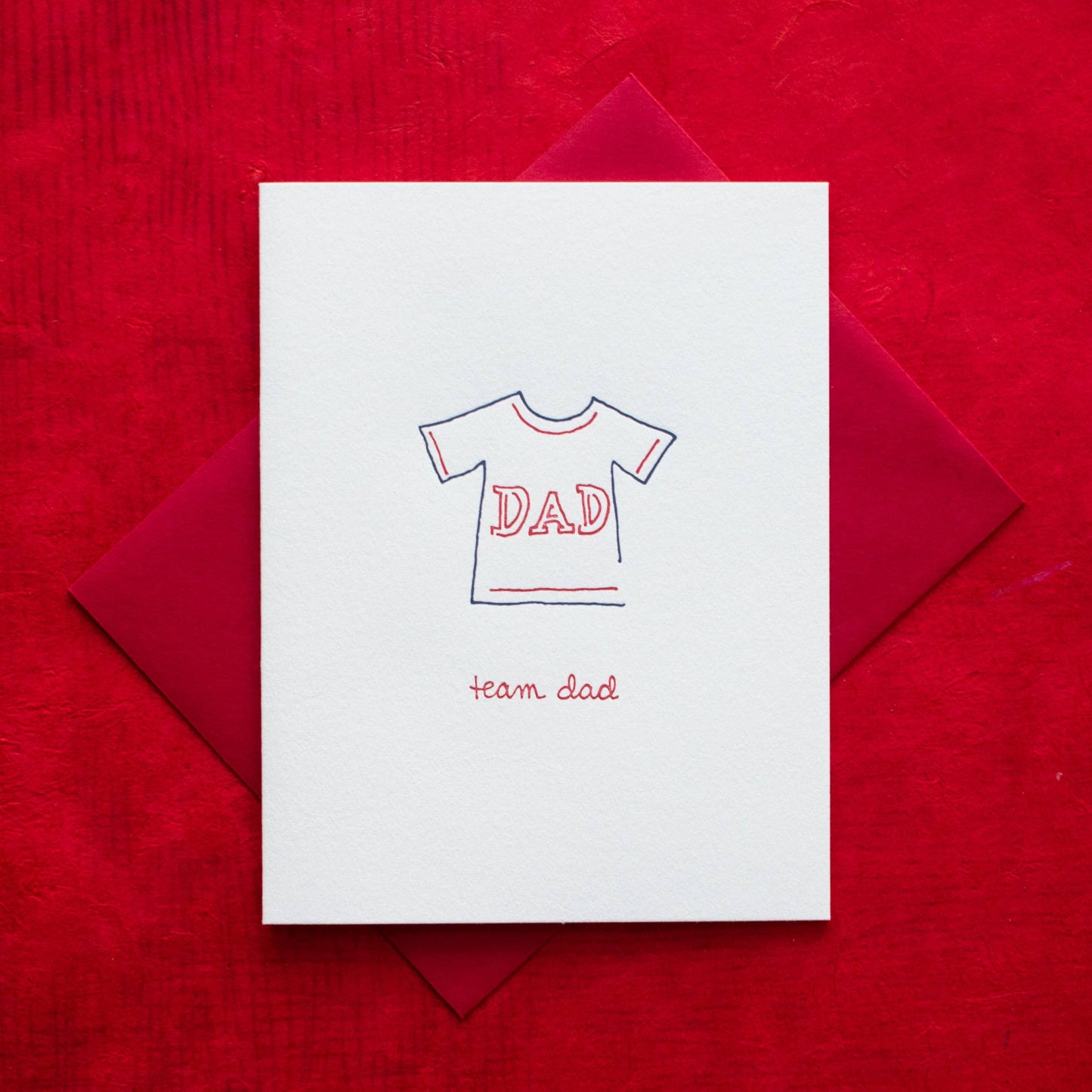 Team Dad Greeting Card