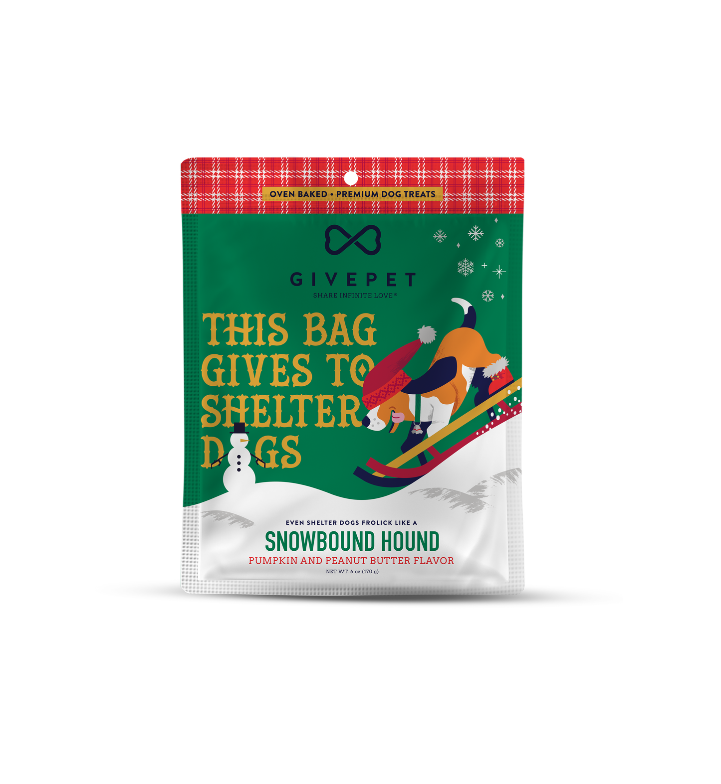 GivePet Snowbound Hound Holiday Dog Treat
