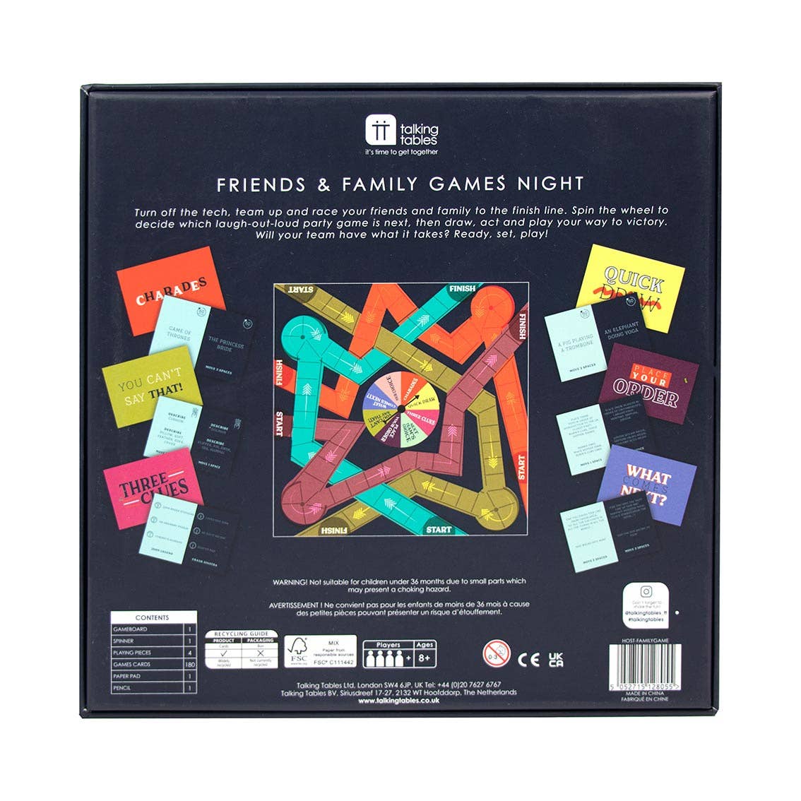 Friends & Family Games Night Board Game