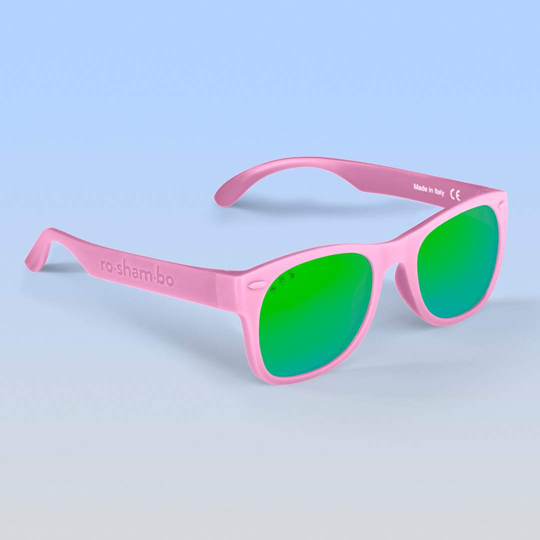 Light Pink Sunglasses: Grey Polarized Lens / Baby (Ages 0-2)