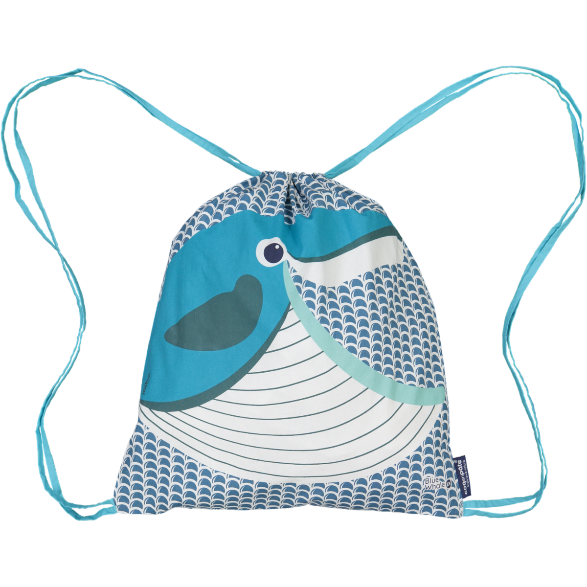 Whale children's activity bag