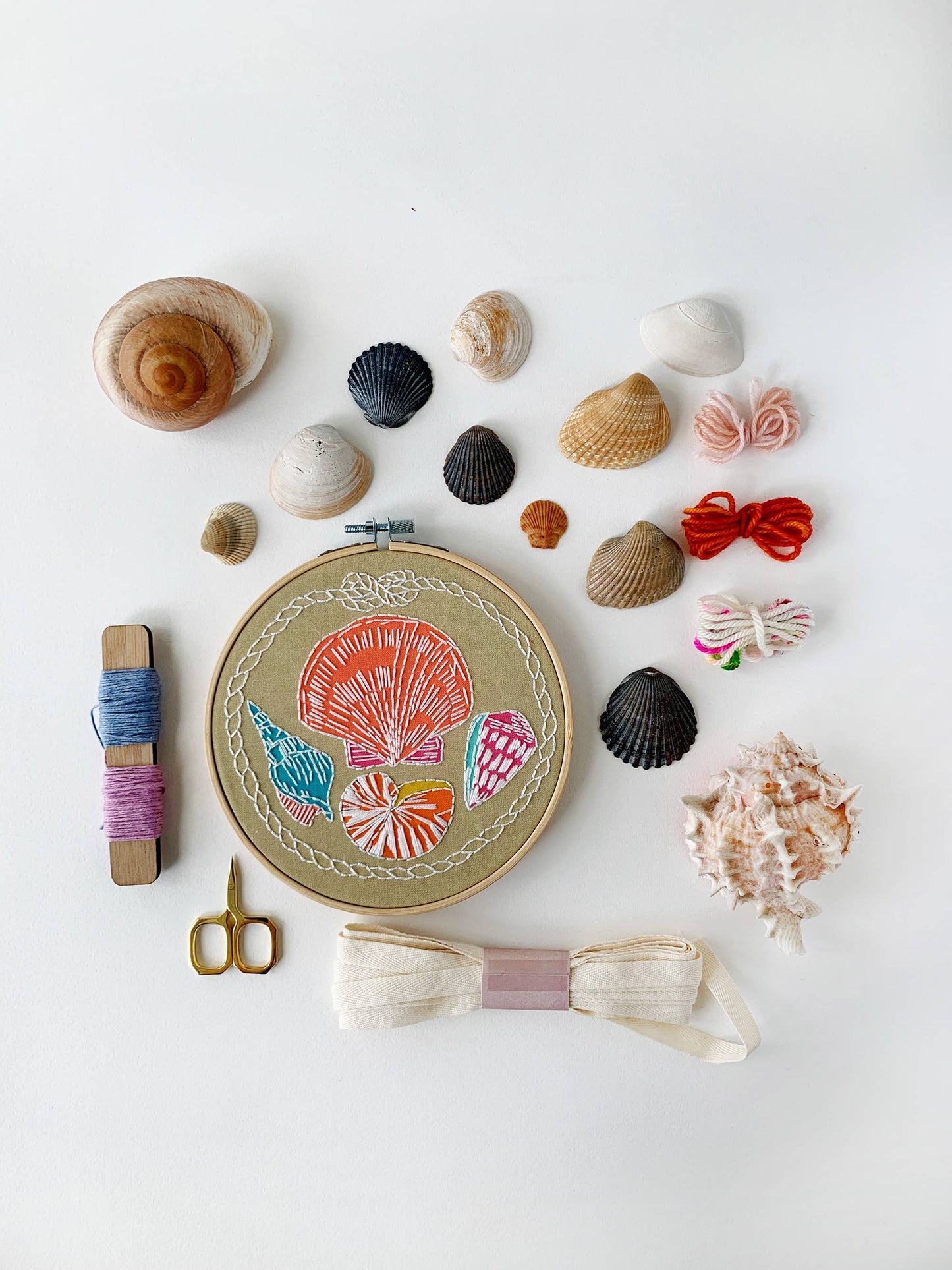 Shells Embroidery Kit