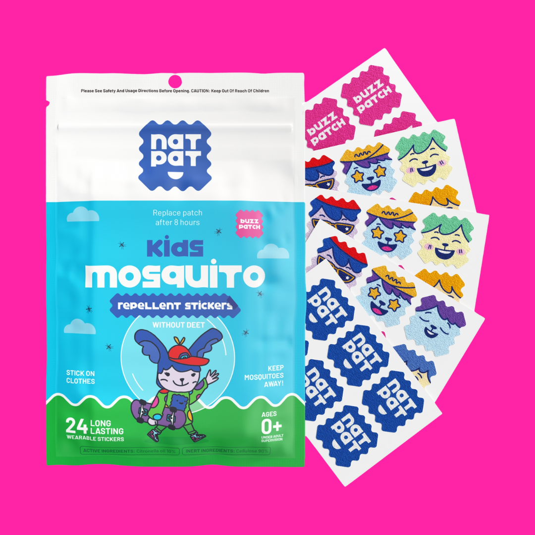 BuzzPatch: Natural Mosquito & Insect Repellent Stickers