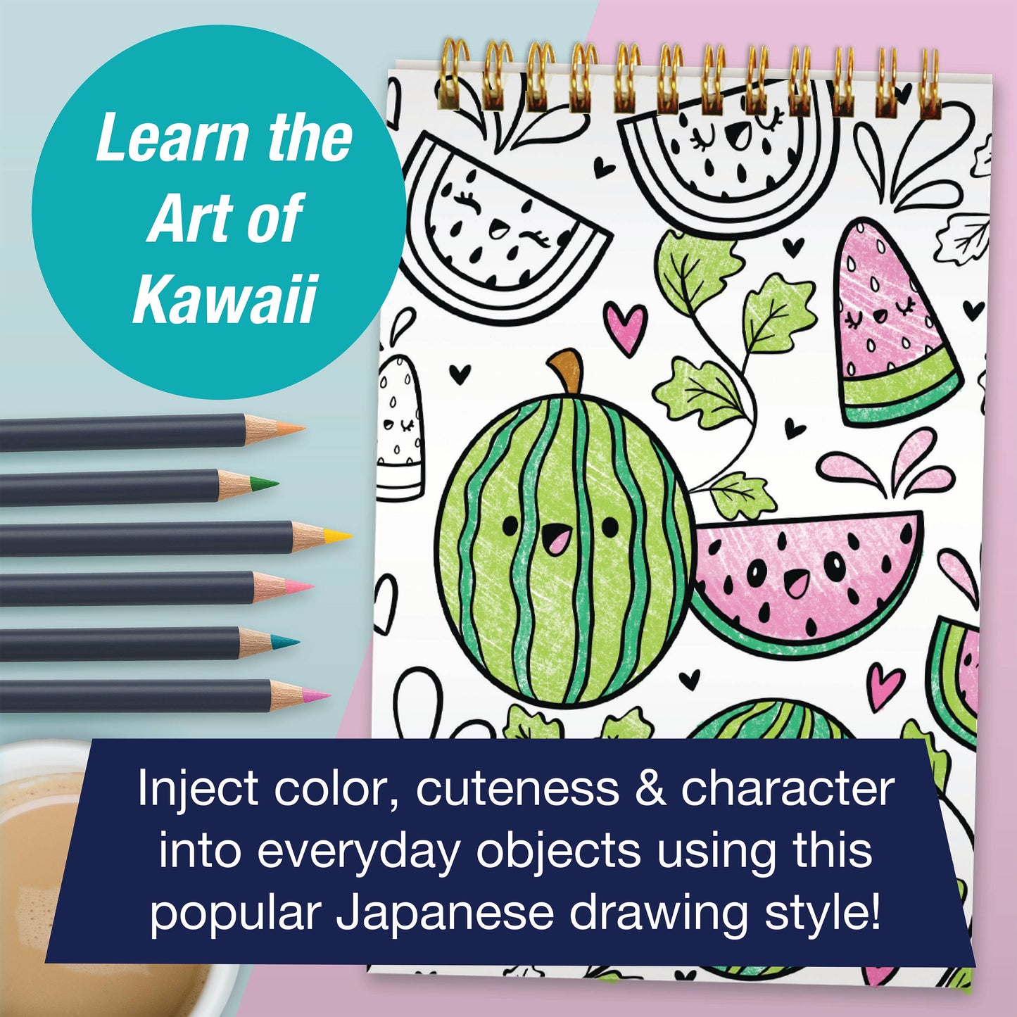 Kawaii World - Learn How to Draw Kawaii Art Set