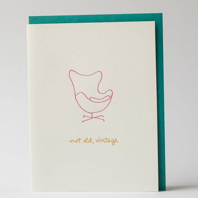 Not Old Vintage Greeting Card