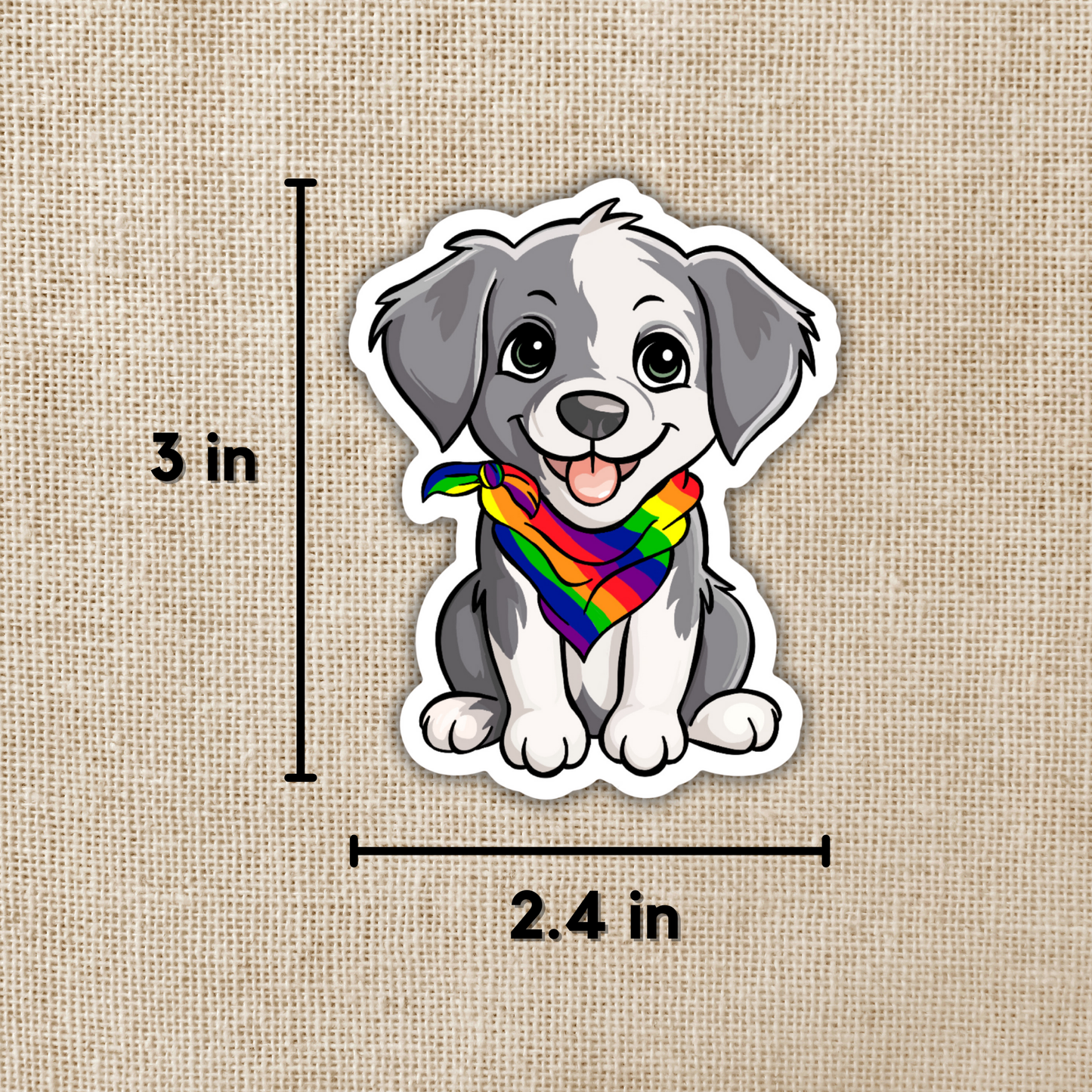 Pride Puppy Sticker