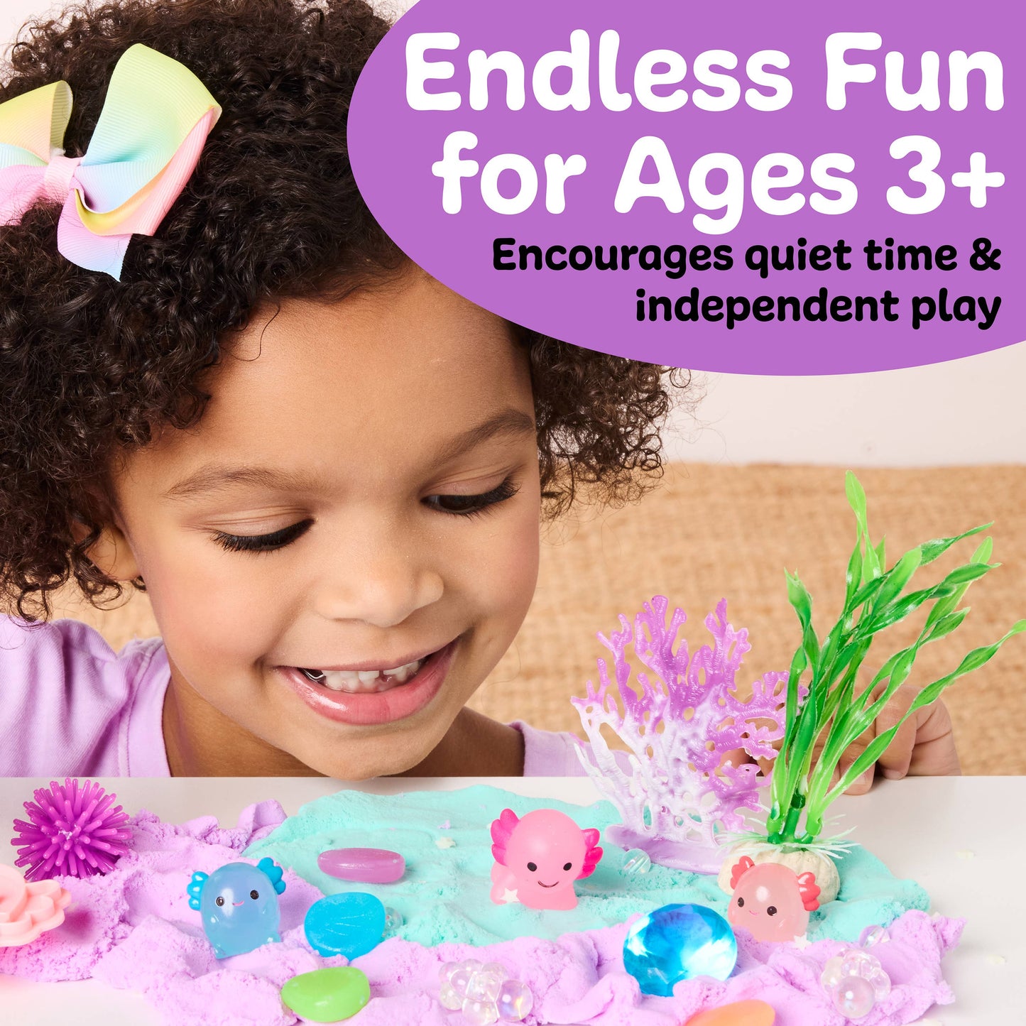 Sensory Pack Axolotl Play Kit for Kids