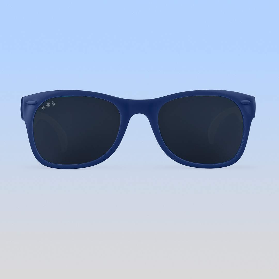 Navy Sunglasses: Grey Polarized Lens / Junior (Ages 5+)