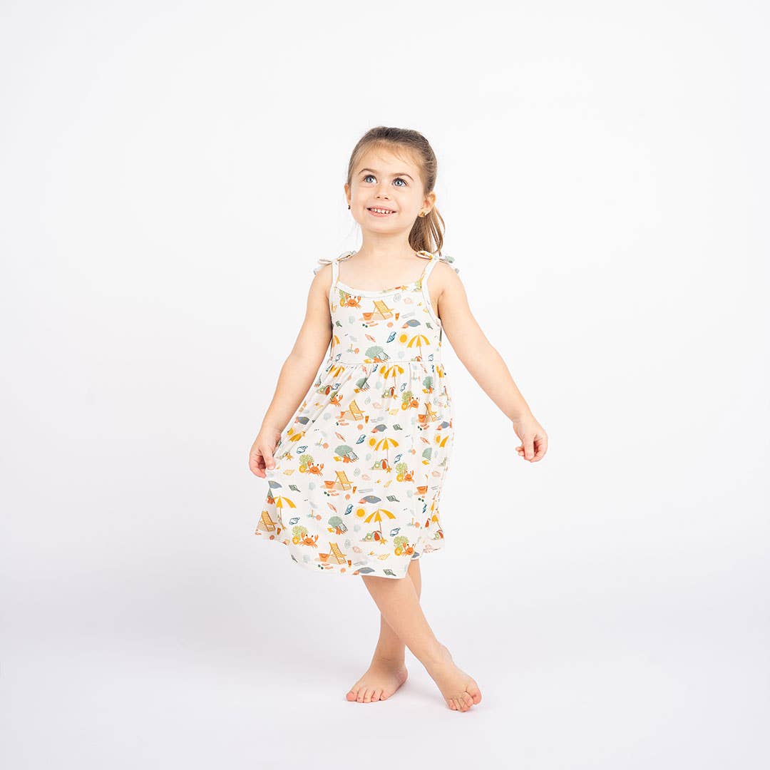 Beach Day Summer Baby & Kids Bamboo Dress: 4/5T