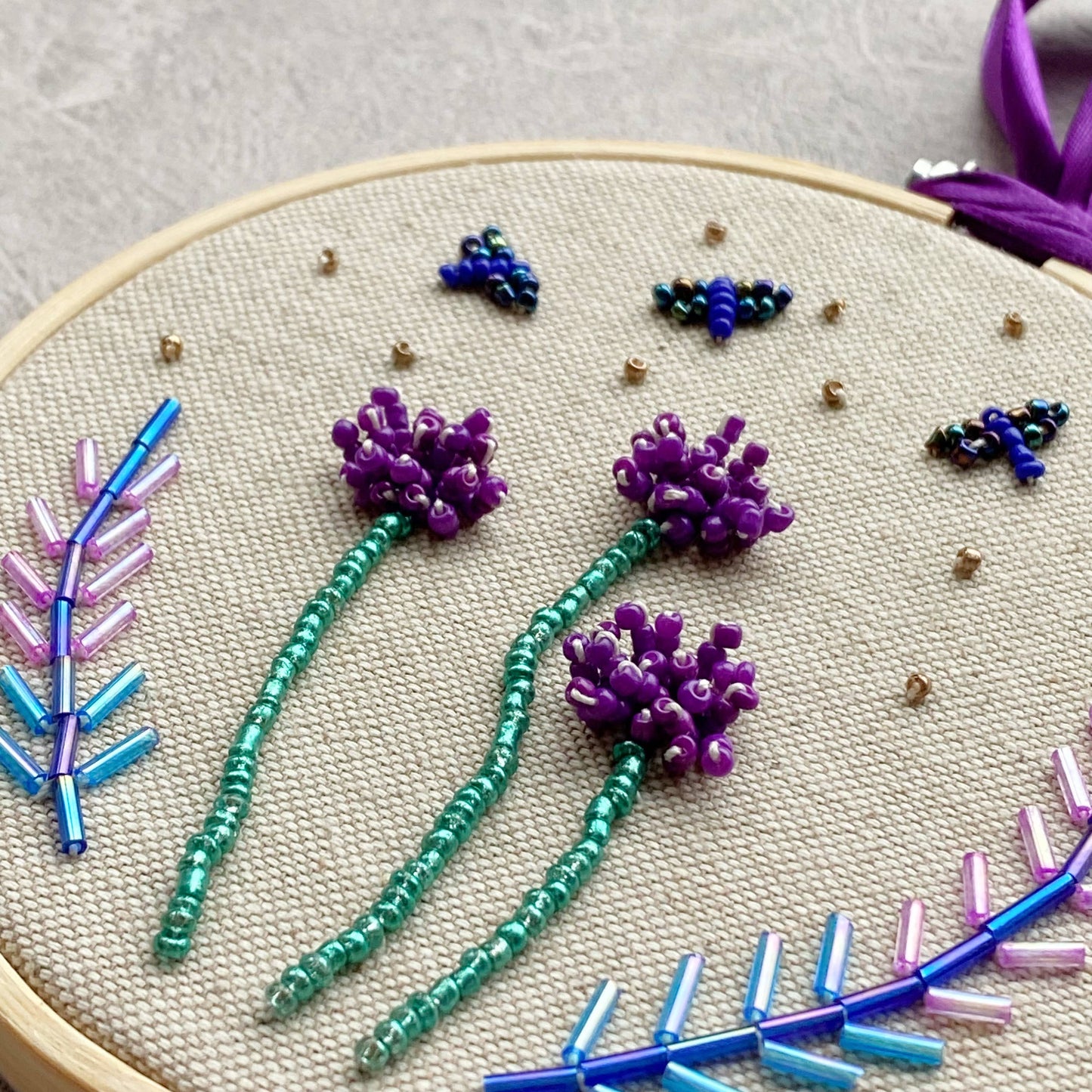 Clover Bead Embroidery Craft Kit