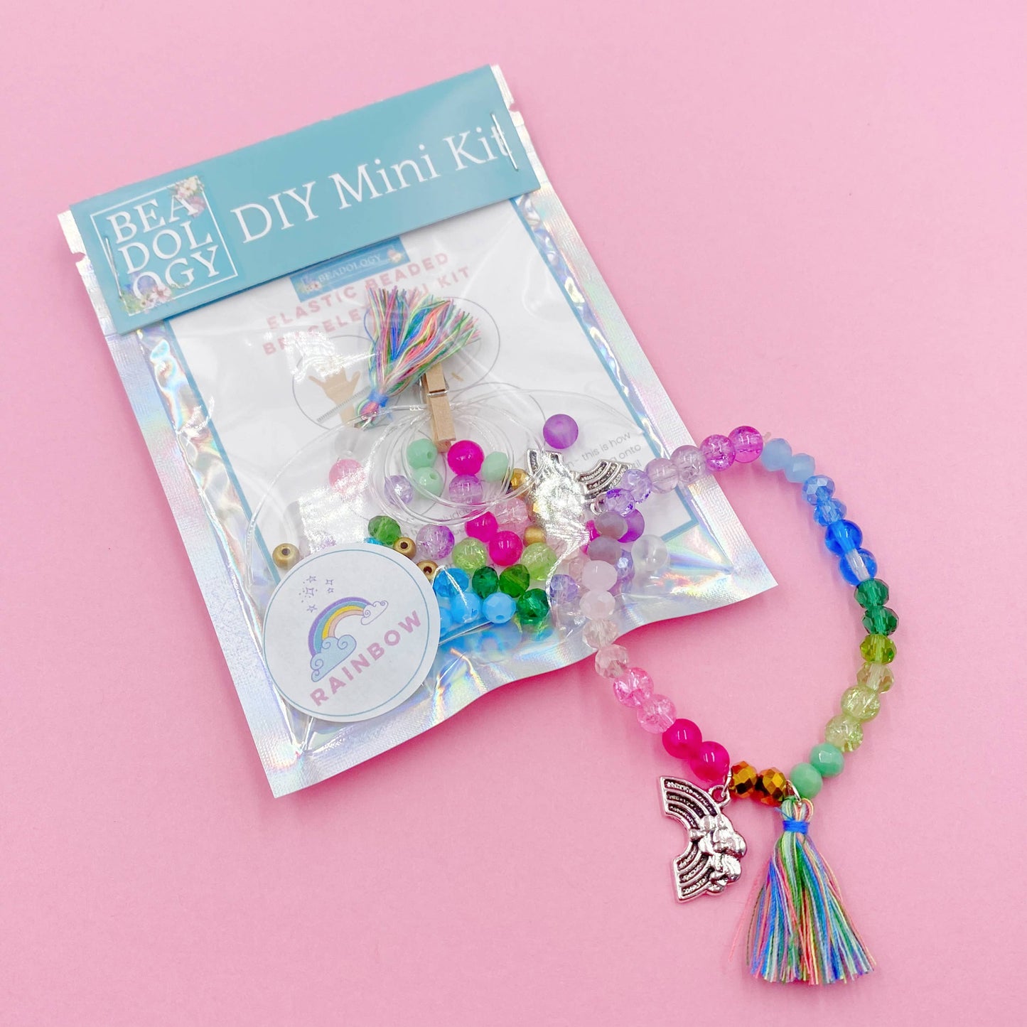 Rainbow Elastic Bracelet Mini Kit for Children