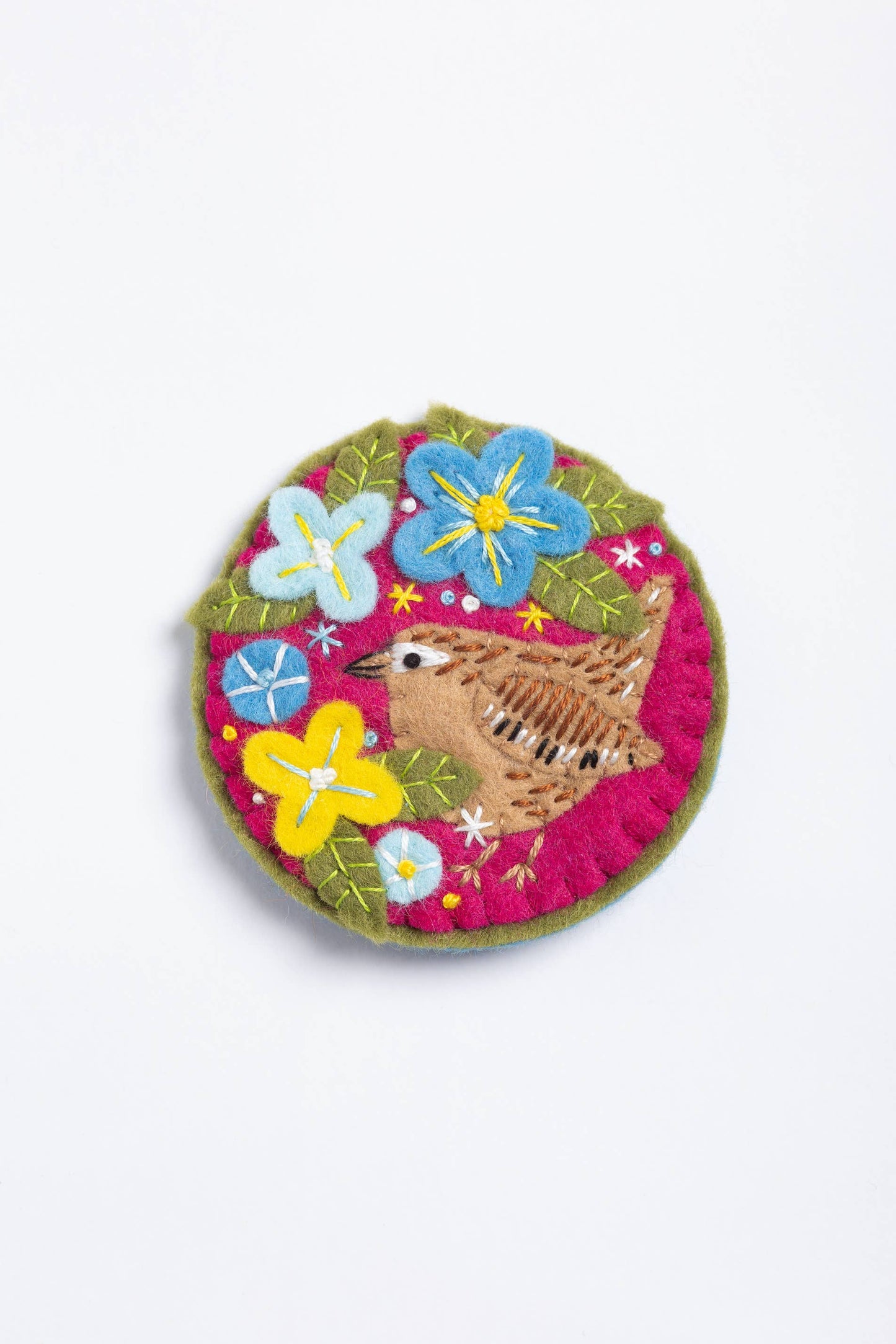Wren Felt Craft Brooch Kit | Complete Craft Kit