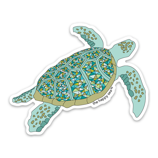 3.5" Protect What You Love Turtle Sticker