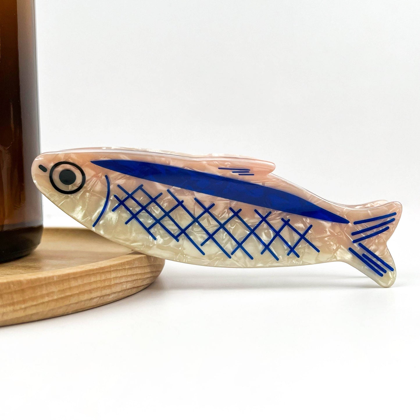 Sardine-Shaped Hair Claw Clip, Ocean Style Hair Clip