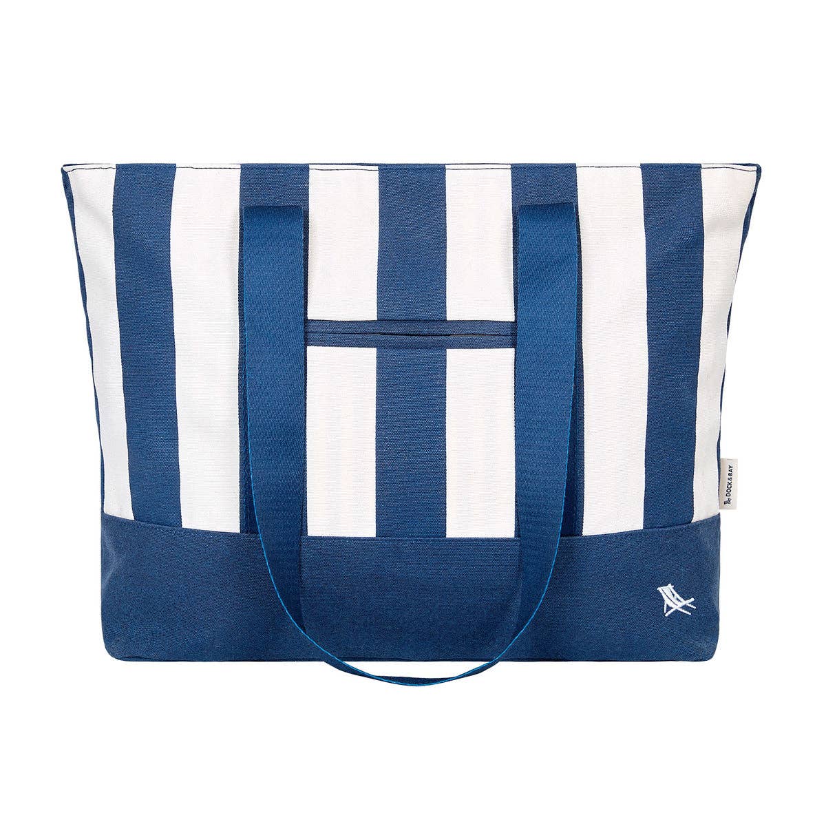 Dock & Bay Canvas Beach Bags - Whitsunday Blue: One Size