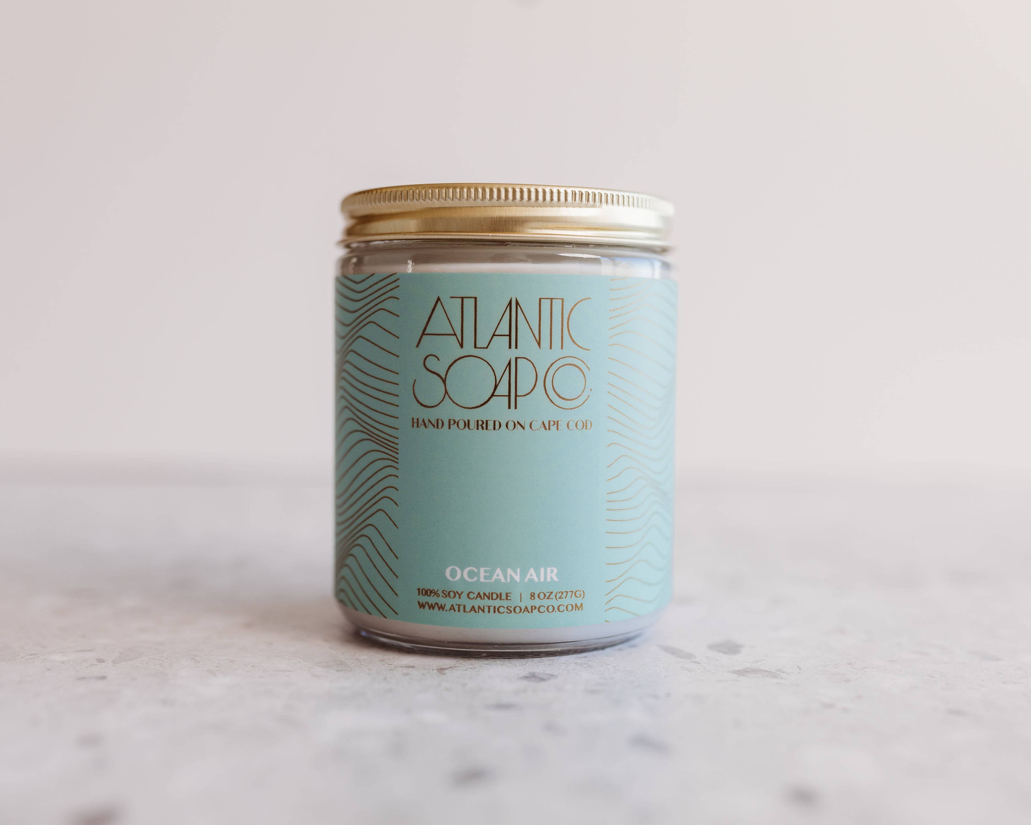 Ocean Air Soy Candle - Thumbnail 2