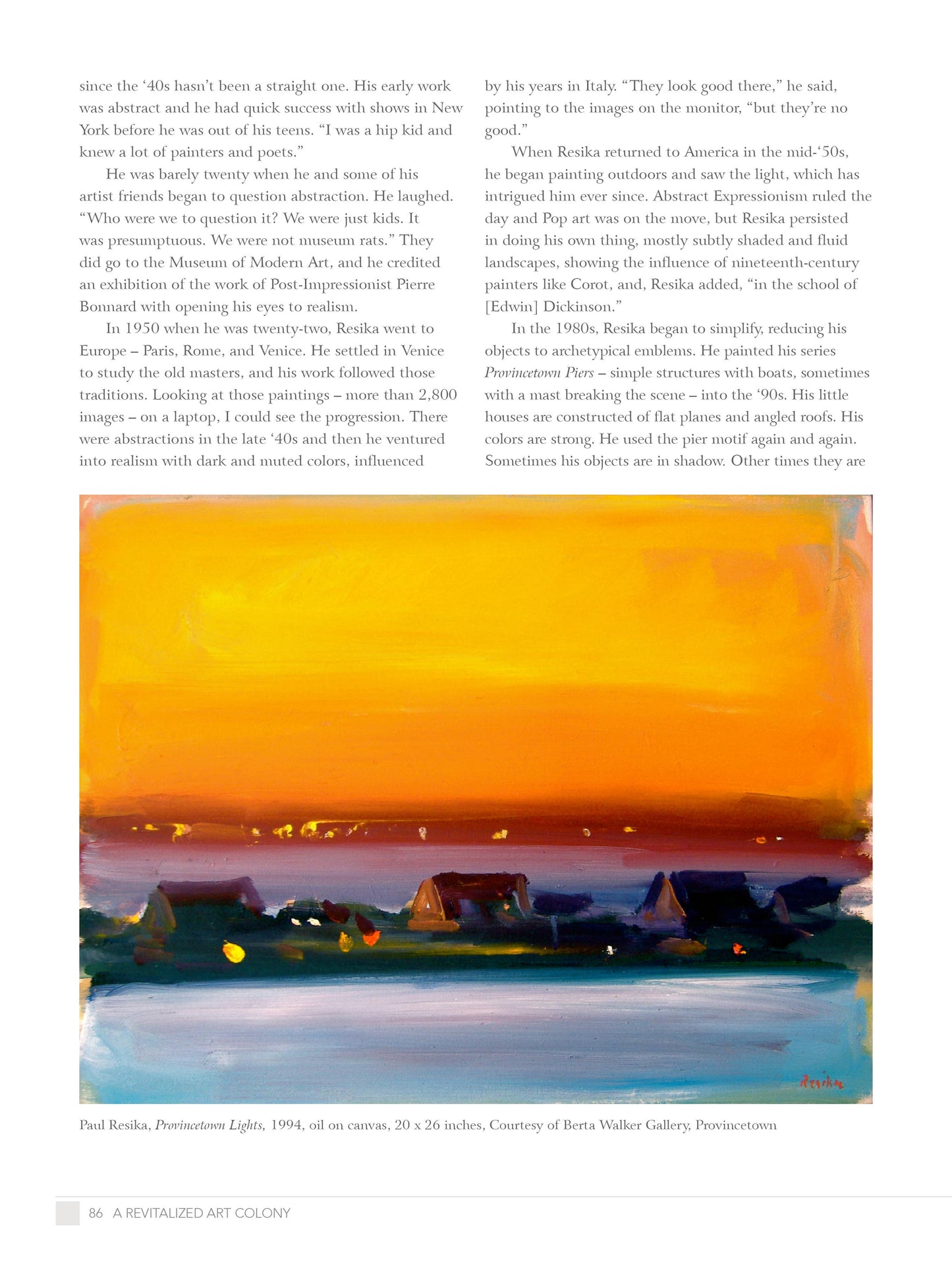 Perspectives on the Provincetown Art Colony