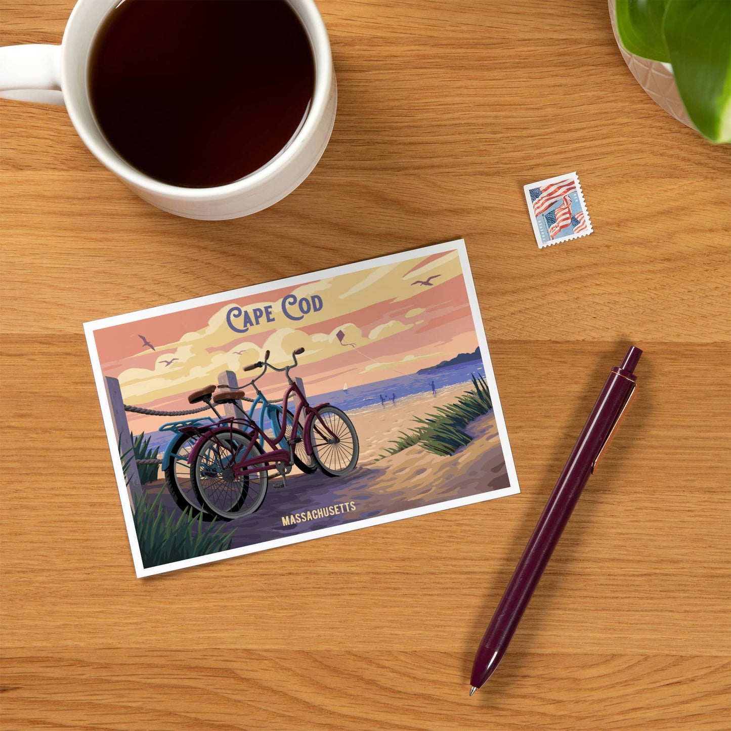 PREMIUM POSTCARDS Cape Cod, Massachusetts, Painterly