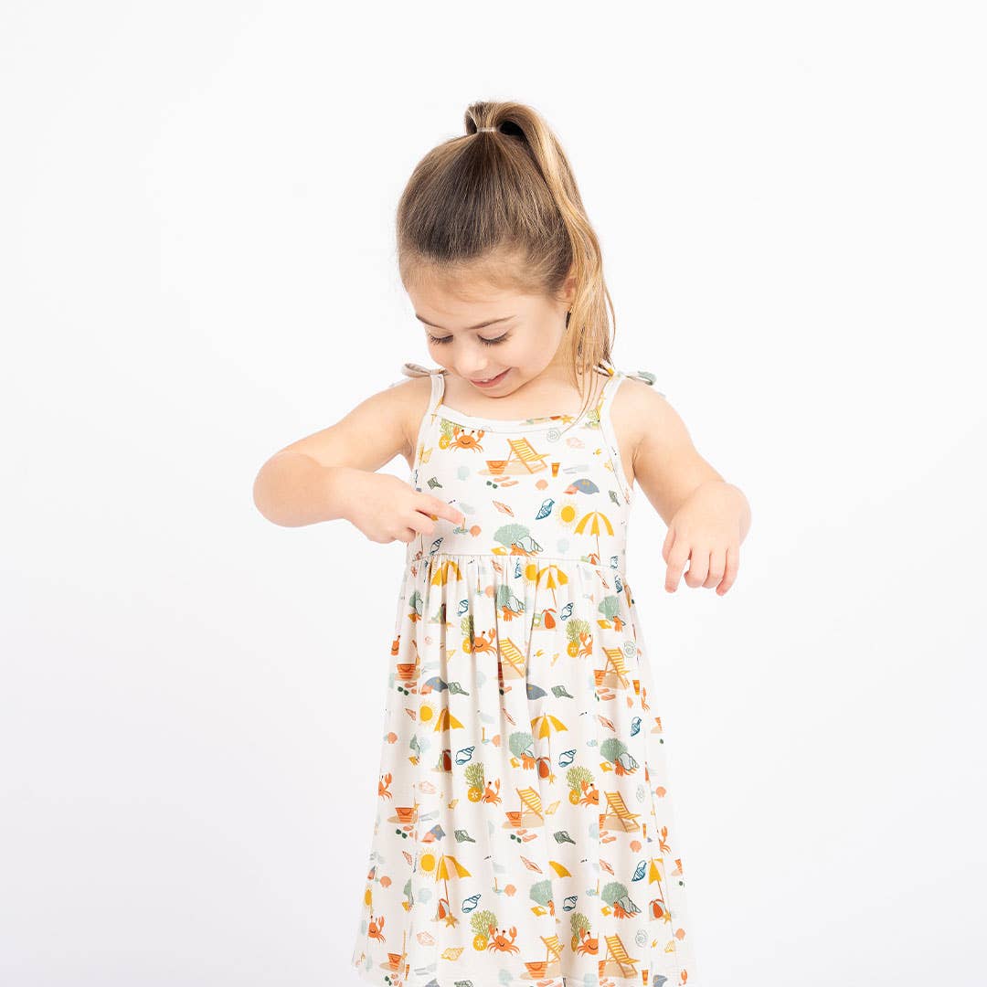Beach Day Summer Baby & Kids Bamboo Dress: 4/5T