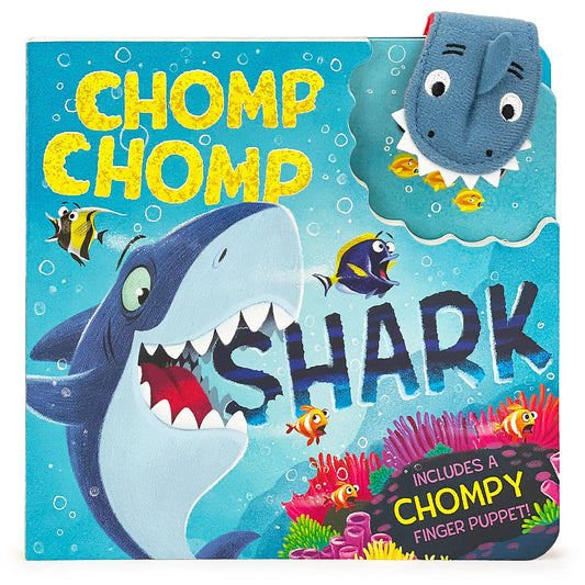 Chomp Chomp Shark Board Book with Puppet