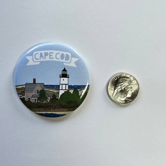 Cape Cod Sandy Neck Lighthouse Magnet Massachusetts Souvenir