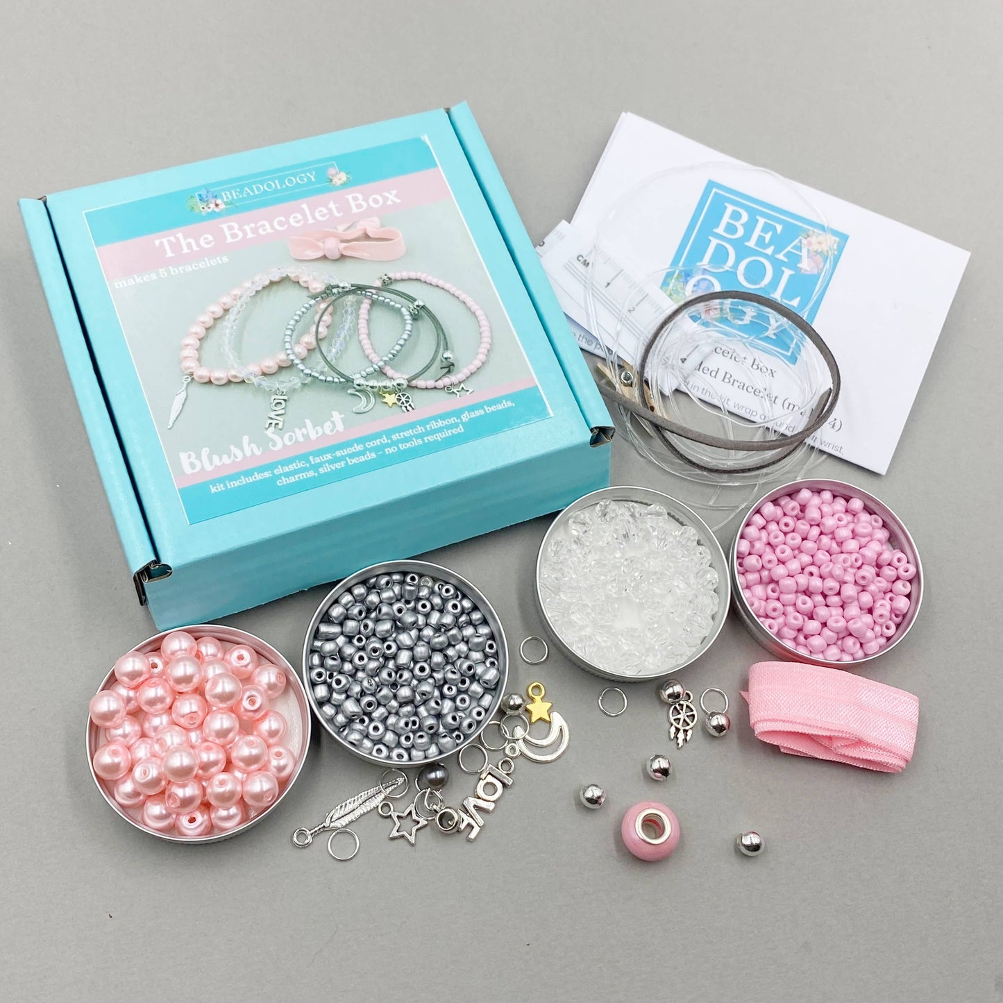 Blush Sorbet Bracelet Making Kit for Teens/Adults