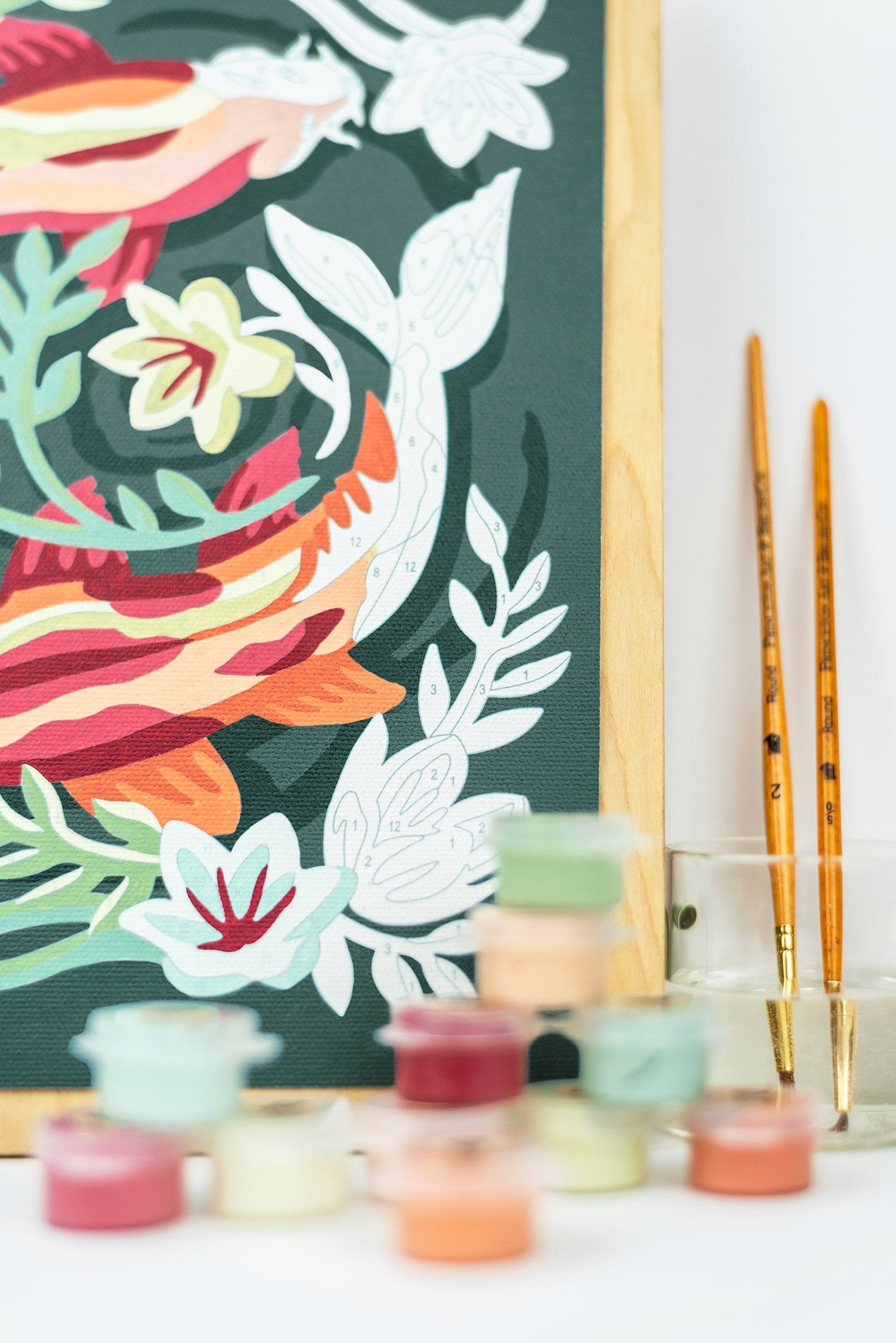 Koi Fish in Pond | 8x10 paint-by-number kit