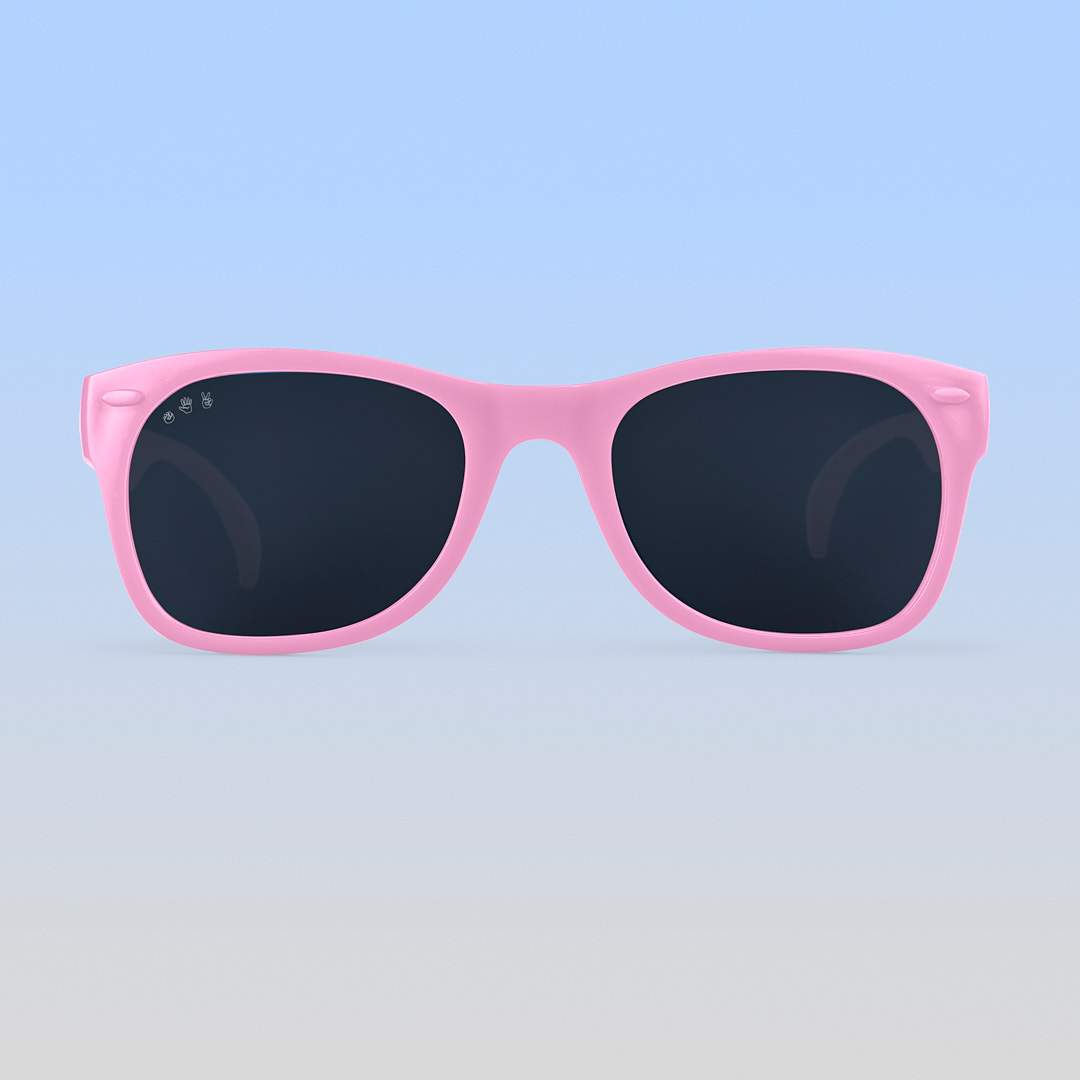 Light Pink Sunglasses: Grey Polarized Lens / Baby (Ages 0-2)