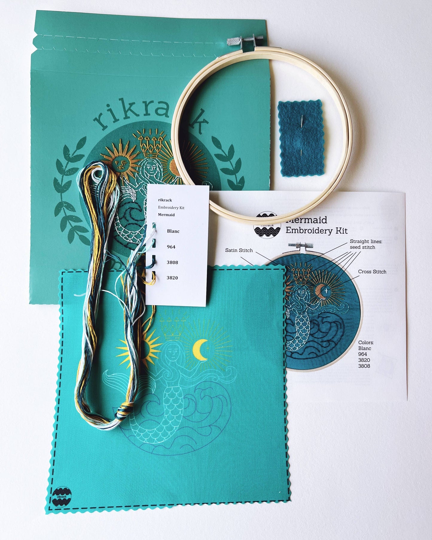 Mermaid Embroidery Kit