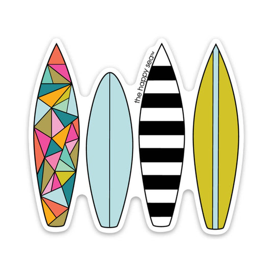 3" Surfboard Sticker