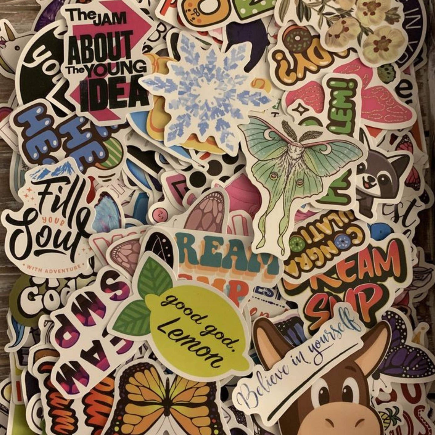 Mystery Stickers Packs, Random, No Duplicates, Sticker Bomb,: 100 Stickers