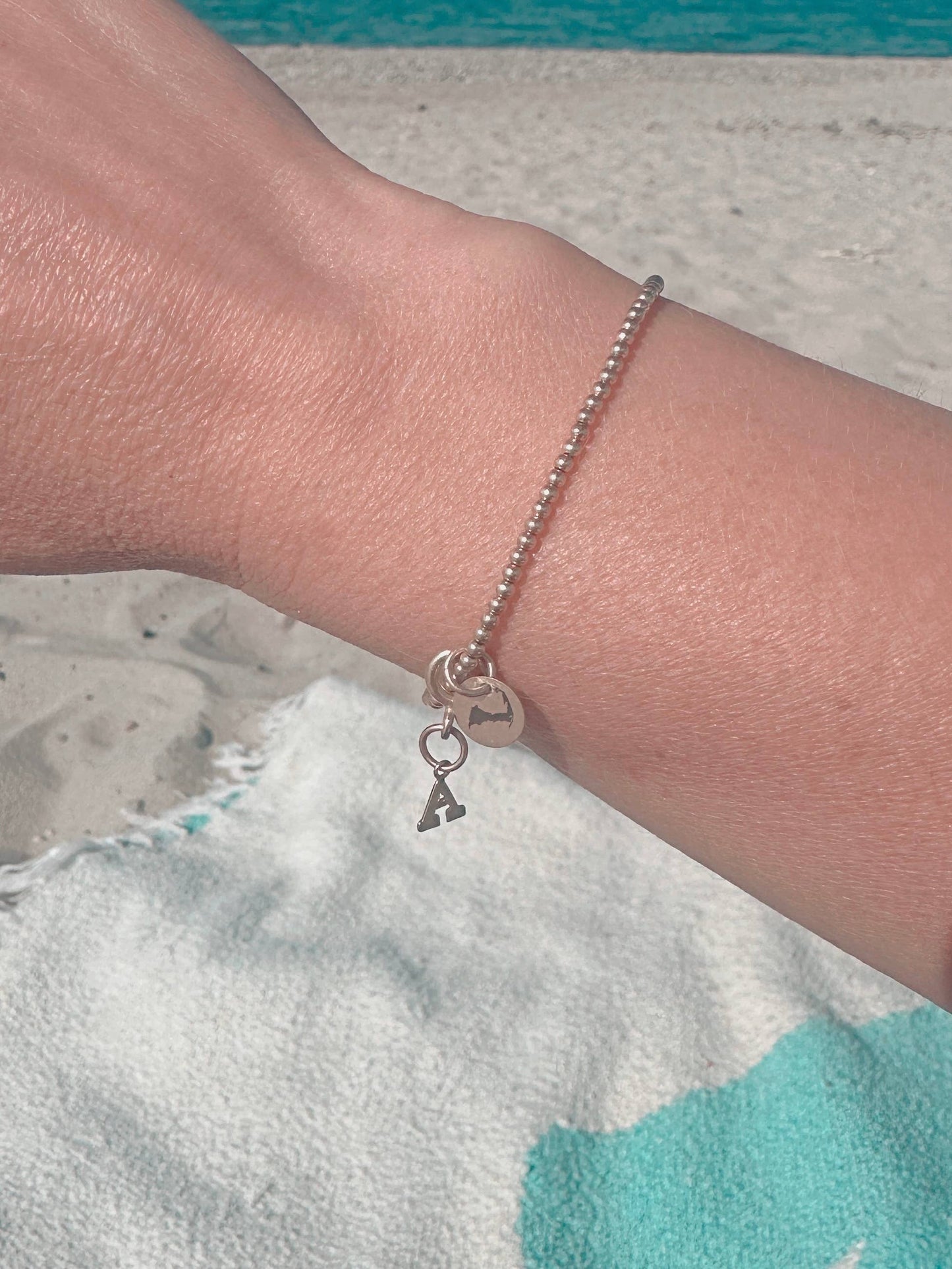 Gold Bead Cape Cod Bracelet water resistant