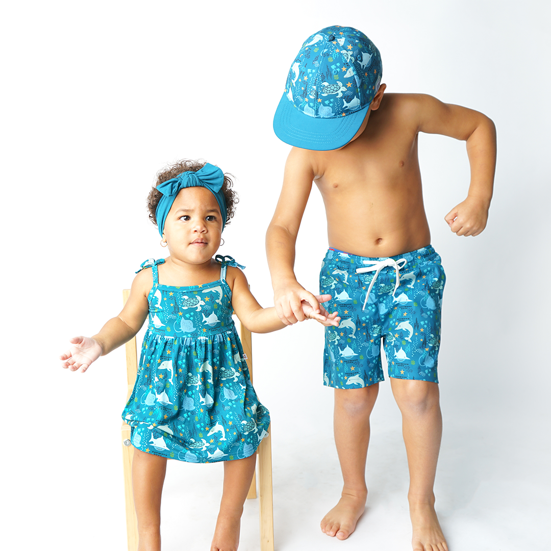 Ocean Friends Bamboo Sundress Summer Kids Clothing: 2-3T