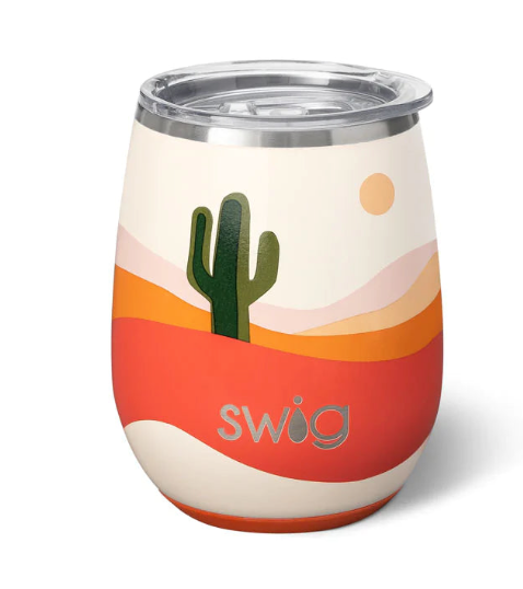 Boho Desert Stemless Wine Cup (14oz)