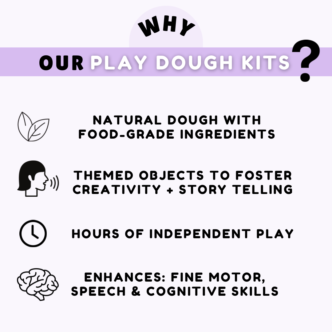 Fairy Garden Playdough Sensory Toy Kit