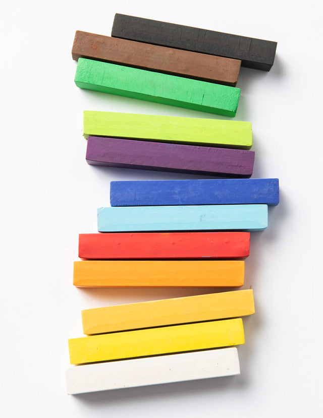 Pastel Sticks –  12 Vibrant Colors