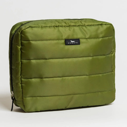 Puffer Toiletry Bag Medium - Green Puffer