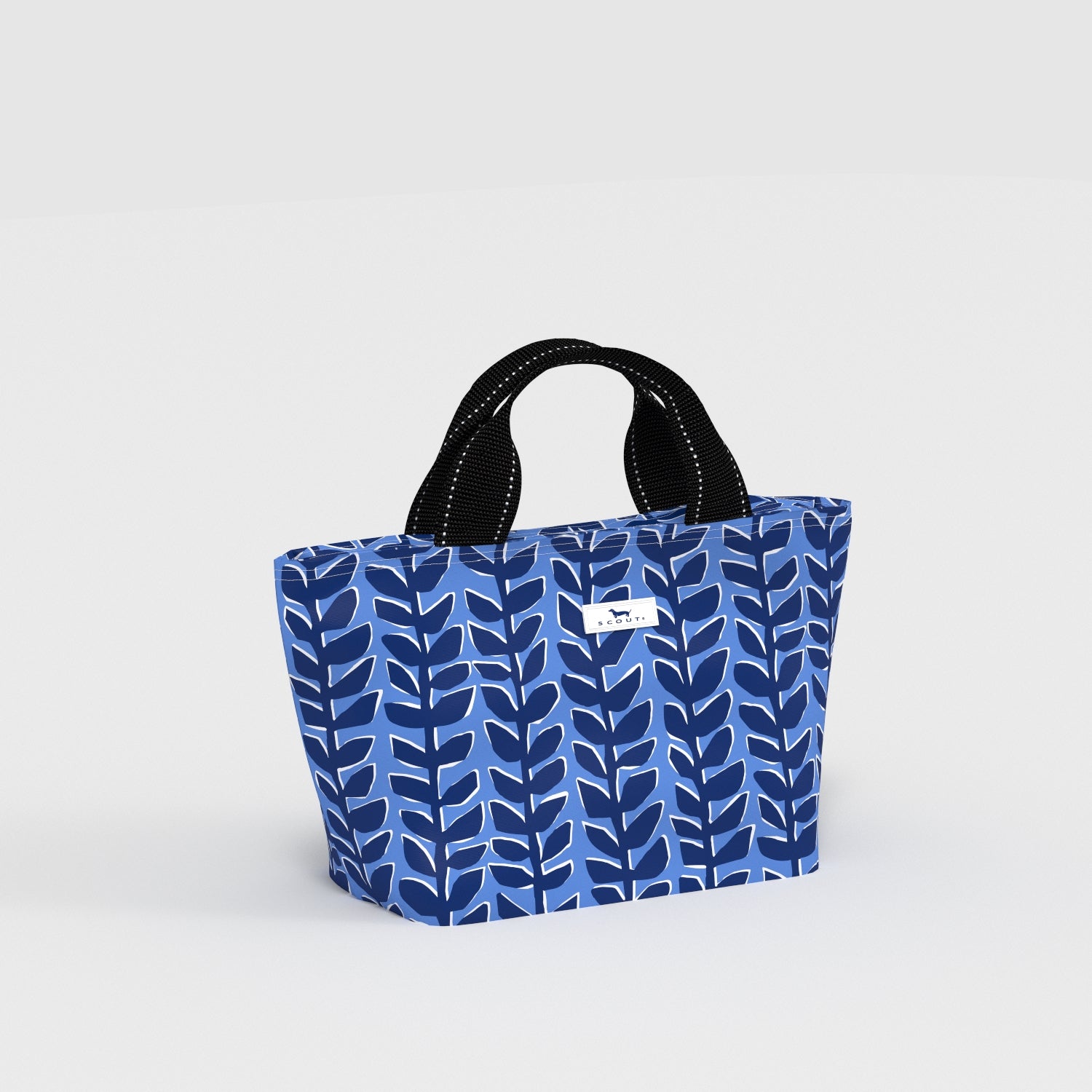 Nooner Lunch Bag in Indigrow pattern