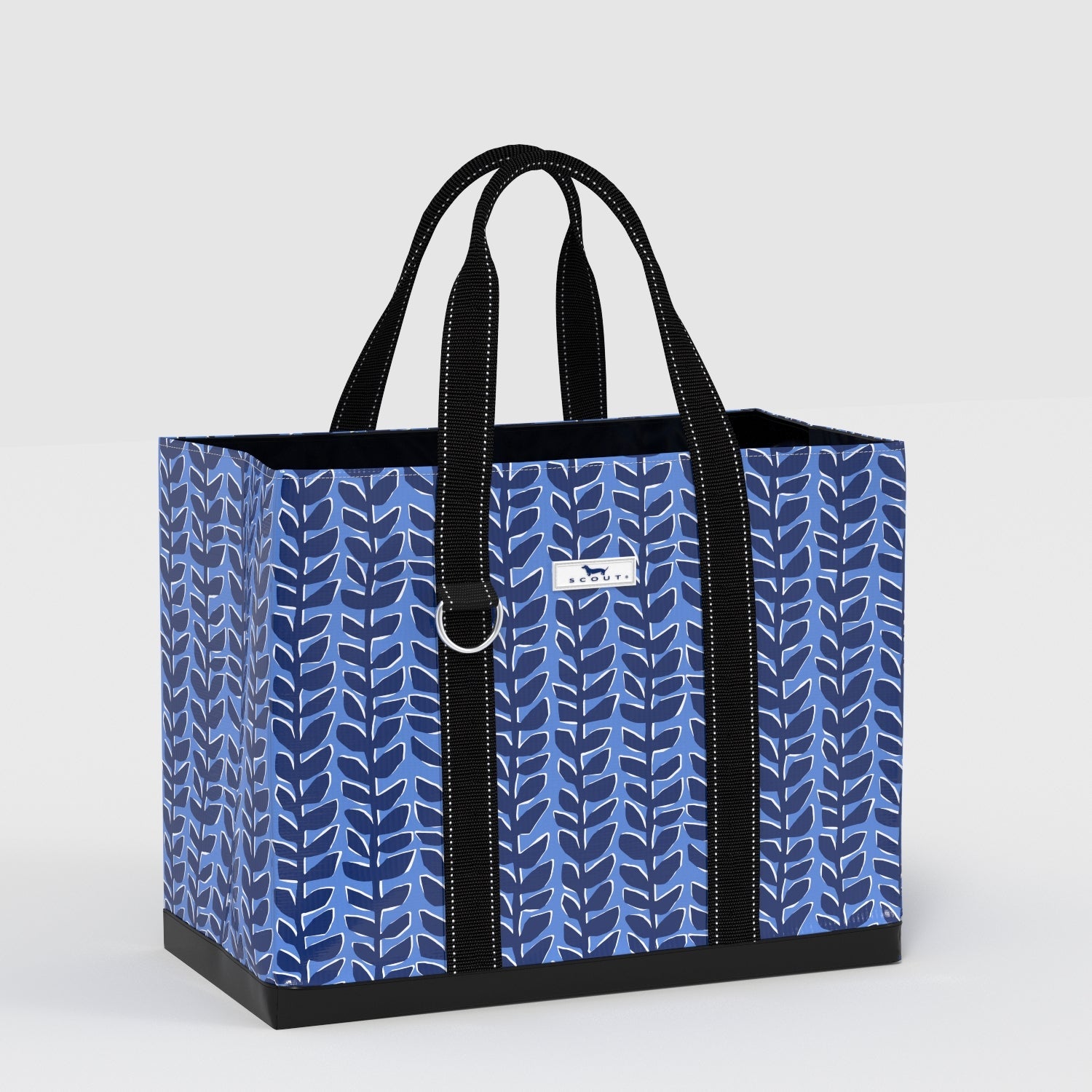 Original Deano Tote Large in Indigrow pattern