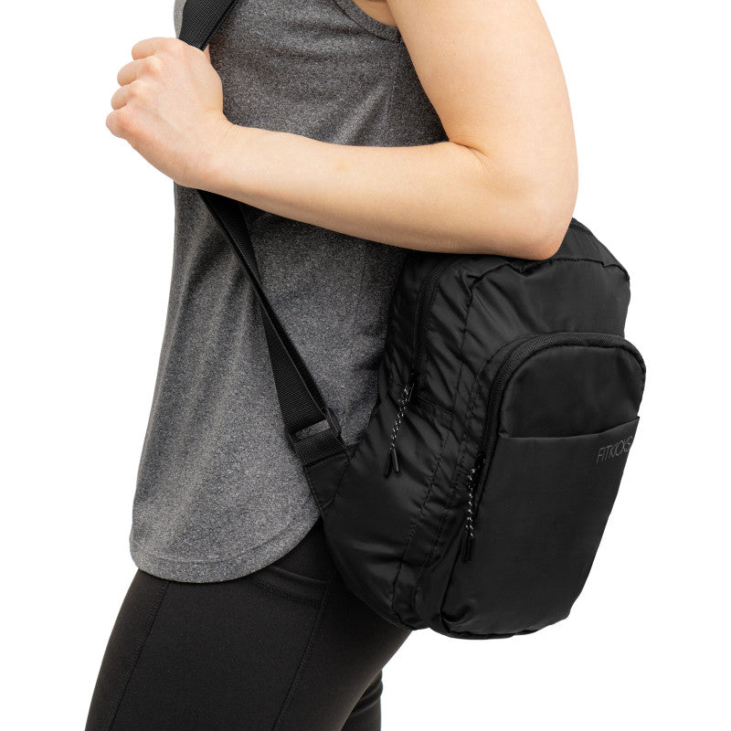 Fitkicks Hideaway Packable Sling - Black