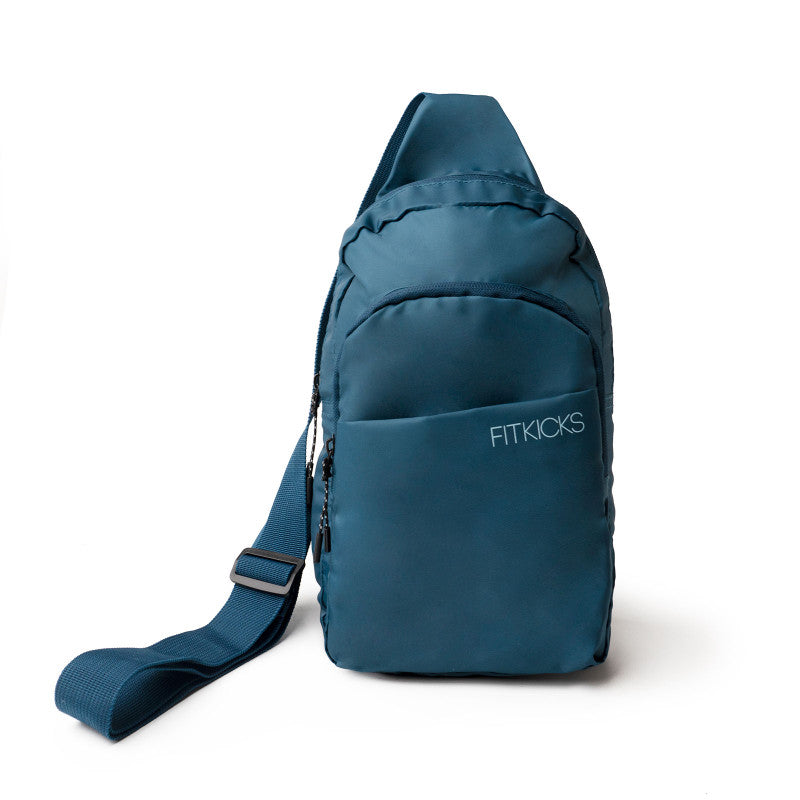 Fitkicks Hideaway Packable Sling - Blue